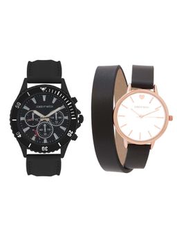 Joker and Witch - Joker & Witch White Violet & Klaus Couple Watches - JWJCW426 (M)