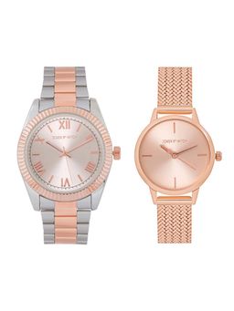 Joker and Witch - Joker & Witch Rose Gold Piper & Alex Couple Watches - JWJCW441 (M)