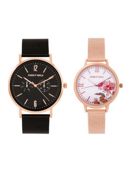Joker and Witch - Joker & Witch White Lucifer & Chloe Couple Watches - JWJCW445 (M)