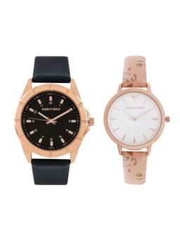 Joker and Witch - Joker & Witch White Elena & Damon Couple Watches - JWJCW446 (M)