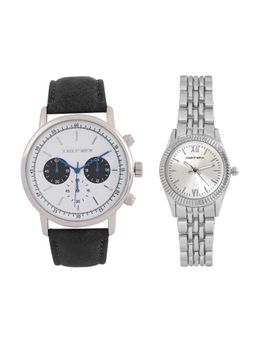 Joker and Witch - Joker & Witch Silver Rue & Jules Couple Watches - JWJCW447 (M)