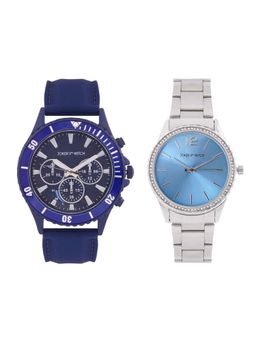 Joker and Witch - Joker & Witch Blue Kimmy & Titus Couple Watches - JWJCW451 (M)