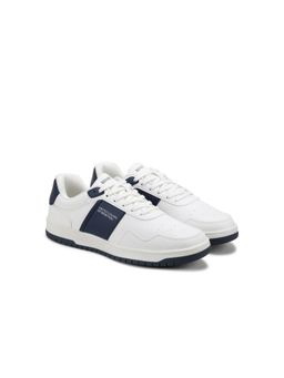 United Colors of Benetton - Men Solid Lace-Up White Sneakers