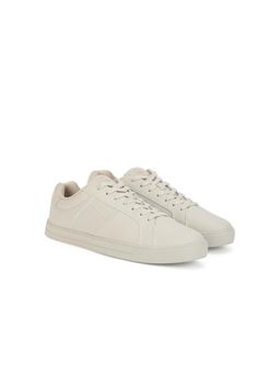 United Colors of Benetton - Men Microfiber PU Beige Sneakers