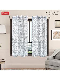 At Home by Nilkamal - Arias Luxuria Sheers Window Curtain Grey (Set of 2)
