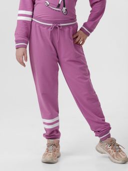 Kate & Oscar - Purple Printed Track Pant