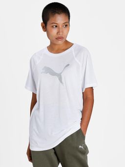 Puma - Evostripe Women White T-shirts