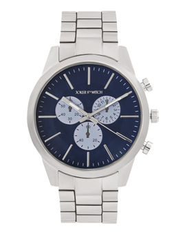 Joker and Witch - Joker & Witch Kasdan Blue Dial Silver Metallic Strap Watch