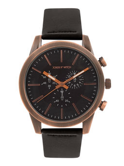 Joker and Witch - Joker & Witch Aire All Black Pu Strap Watch