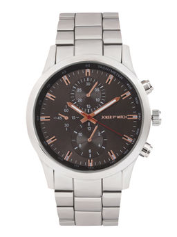 Joker and Witch - Joker & Witch Heath Brown Dial Silver Metallic Watch