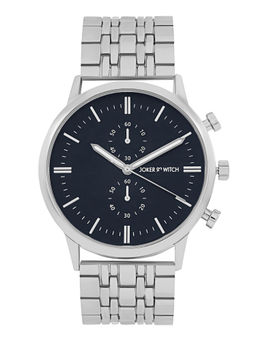 Joker and Witch - Joker & Witch Niko Blue Dial Silver Metallic Strap Watch