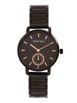 Joker and Witch - Joker & Witch Taila Black Metallic Strap Watch