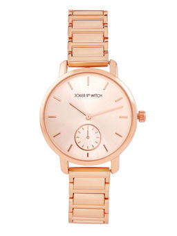 Joker and Witch - Joker & Witch Talia Rosegold Metallic Strap Watch