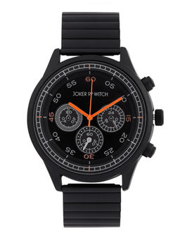 Joker and Witch - Joker & Witch Aladar All Black Metallic Strap Watch