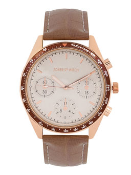 Joker and Witch - Joker & Witch Legolas Cream Dial Croc Strap Watch