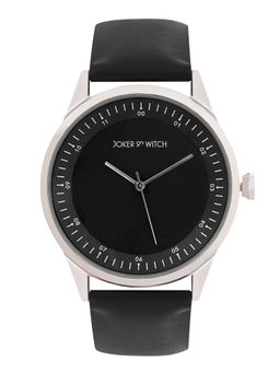 Joker and Witch - Joker & Witch Bosco Black Dial Silver Case Pu Strap Watch