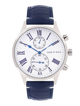 Joker and Witch - Joker & Witch Heisler White Dial Blue Pu Strap Watch