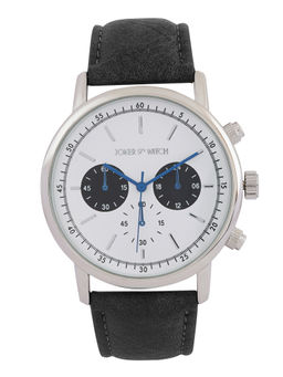 Joker and Witch - Joker & Witch Landa White Dial Grey Pu Strap Watch