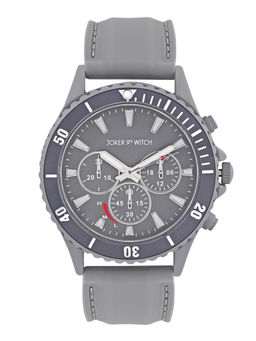 Joker and Witch - Joker & Witch Spacey All Grey Silicone Strap Watch