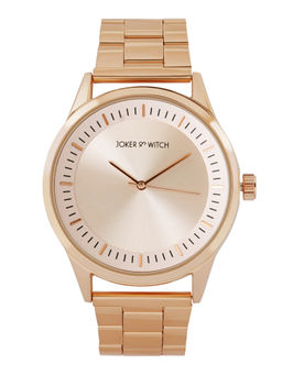 Joker and Witch - Joker & Witch Carioca All Rosegold Metallic Strap Watch