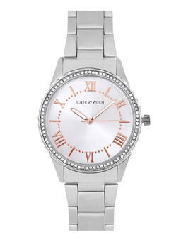 Joker and Witch - Joker & Witch Adrenalina All Silver Metallic Strap Watch