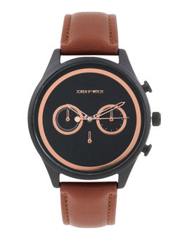 Joker and Witch - Joker & Witch Hudson Black Dial Brow Pu Strap Watch