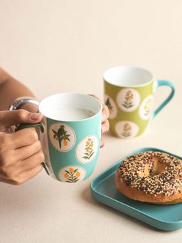 Chumbak - Serenade Brew Mugs Gift Set - Pack of 2, 330 Ml