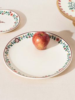 Chumbak - Tiara Dinner Plate, 10" Dia Kashmir Trails