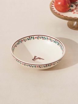 Chumbak - Tiara Pasta Bowl, 8" Dia Kashmir Trails