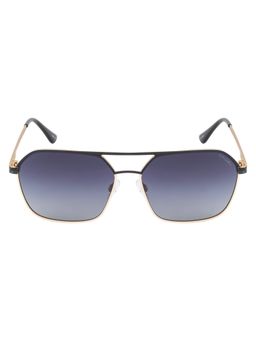 Opium Eyewear - Men Grey Rectangle Sunglasses with Polarised Lens - OP-1882-C01
