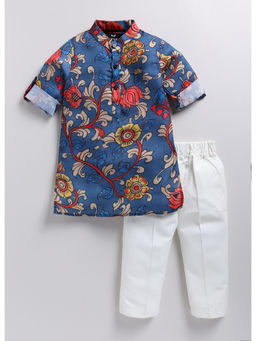 Little Collars - Super Soft Floral Ethnic Kurta and for Boys (Set of 2)