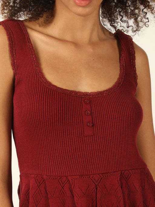 open lace back dress Turtleneck Funnel Sweater Dress
