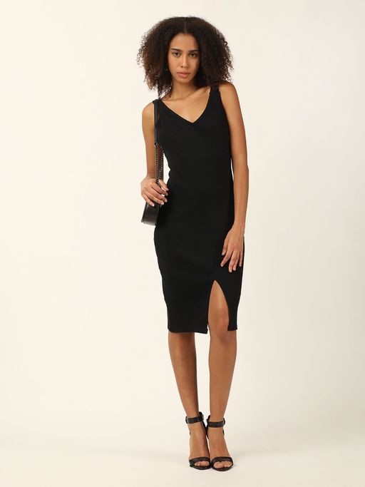 Buy Forever 21 Black Bodycon Dresses Online - Main Image