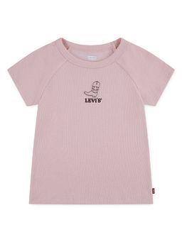 Levi's - Boot Applique Raglan Pink Top
