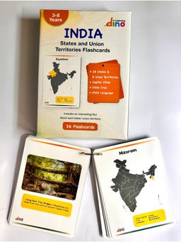 Learning dino - India States & Union Territories Flashcards