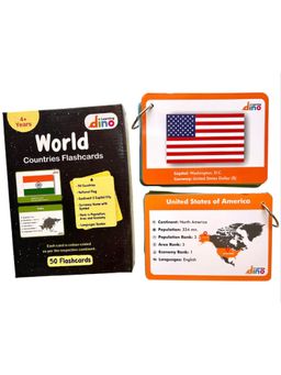 Learning dino - World Countries Flashcards