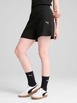 Puma - Essentials Elevated Womens Black Shorts
