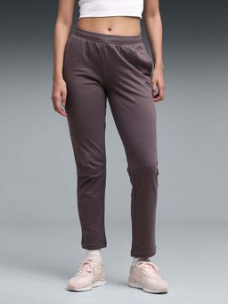 Puma - Womens Brown Essential Slim Fit Knitted Trackpant