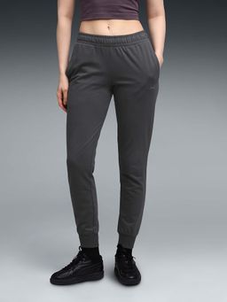 Puma - Womens Essential Grey Solid Logo Joggers