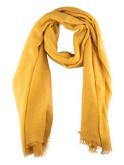 The Tie Hub - Solid Yellow Pure Wool Scarves by The Tie Hub