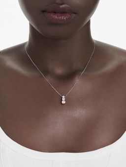 SWAROVSKI - White And Pink Stilla Attract Necklace