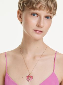 SWAROVSKI - Red Idyllia Heart Necklace