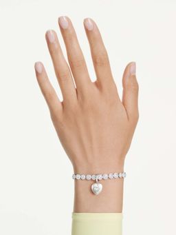 SWAROVSKI - White Heart Shaped Idyllia Charm