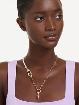 SWAROVSKI - Red And Pink Strawberry Charm