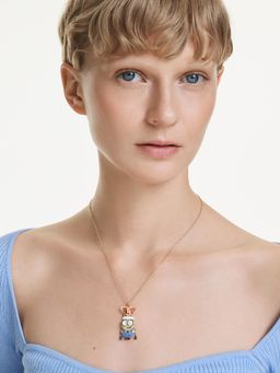 SWAROVSKI - Yellow Minions King Bob Pendant Necklace