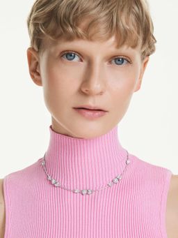 SWAROVSKI - White Idyllia Heart With Arrow Necklace