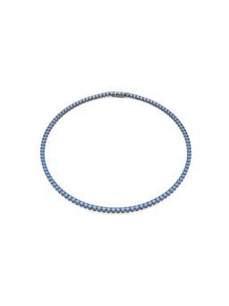SWAROVSKI - Blue Matrix Tennis Necklace