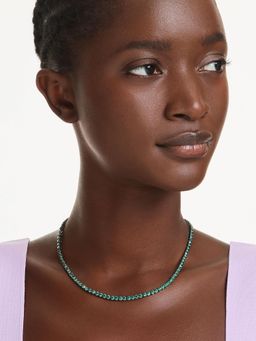 SWAROVSKI - Green Matrix Tennis Necklace