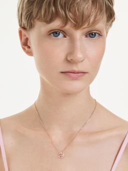 SWAROVSKI - Pink And White Constella Necklace