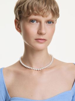 SWAROVSKI - White Pearl Matrix Necklace